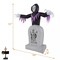 6FT LED Inflatable Halloween Grave & Grim Reaper Yard Blow Up Lighted Decoration